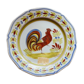 Henriot Quimper rooster plate