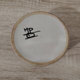 Pot en céramique vert et beige