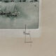 Original Engraving Bernard Louedin 1978 "Thistles of the Marsh" Signed Numbered