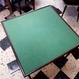 Old folding wooden gaming table