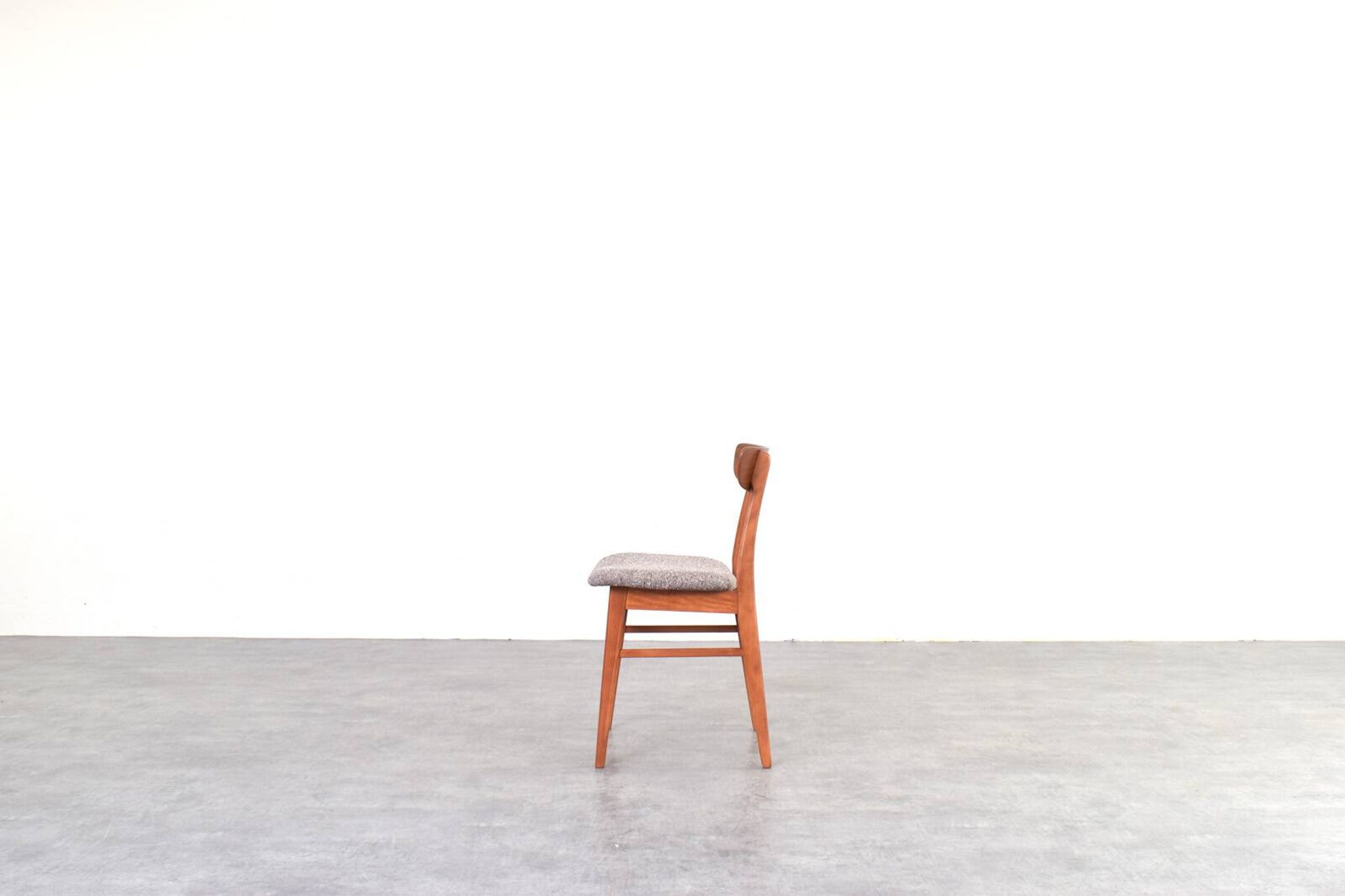 Mid-Century Danish Teak & Wool Dining Chairs from Farstrup, 1960s, Set of 4