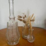 Flacon ancien en verre 19eme début 20eme