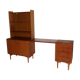 Bibliotheque scandinave modulable avec espace bureau