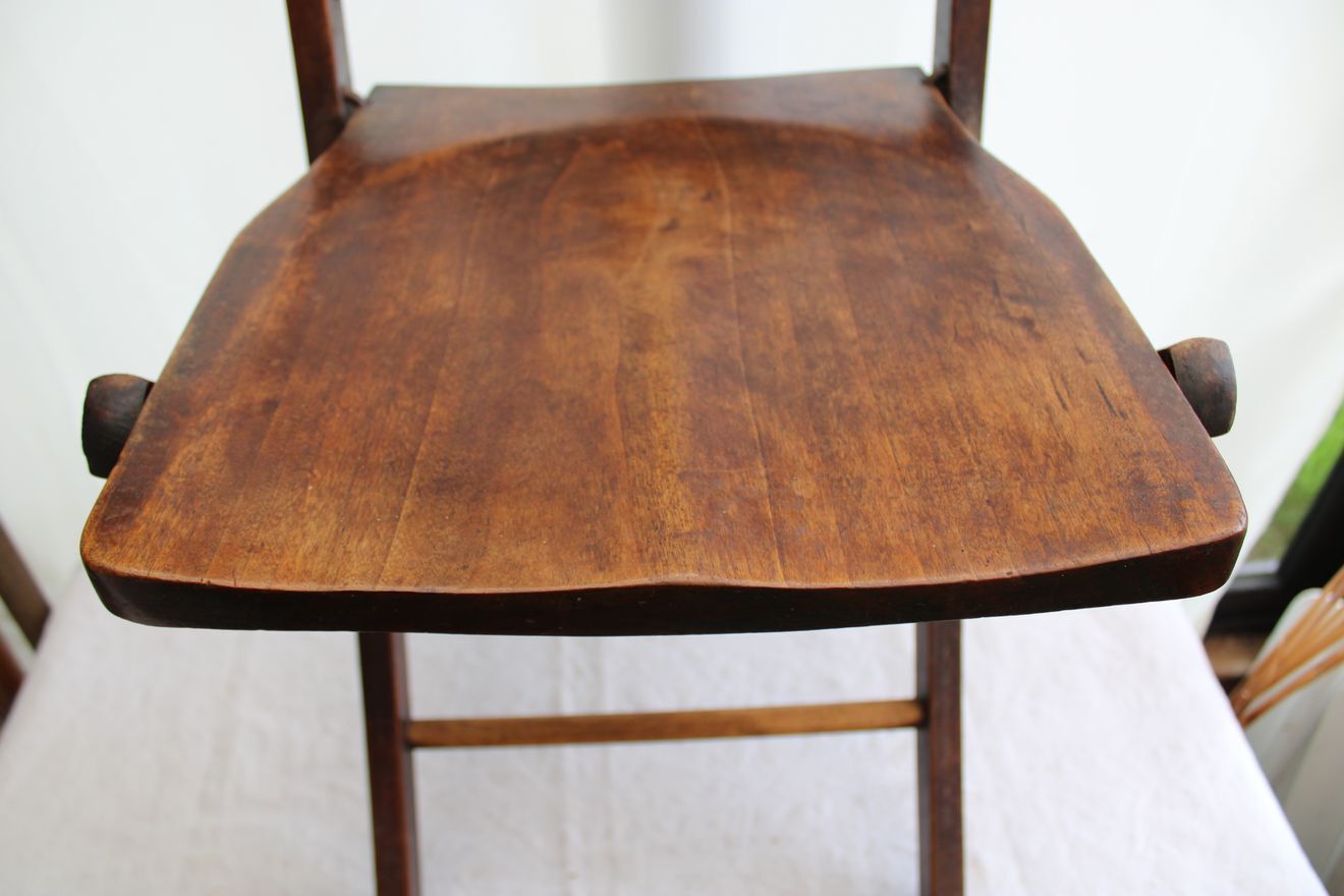 Pair of folding chairs