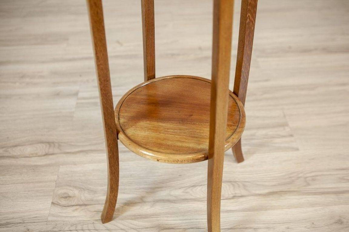 20th Century Mahogany Plant Stand, 1940s