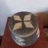 Covered pot Art Deco signed