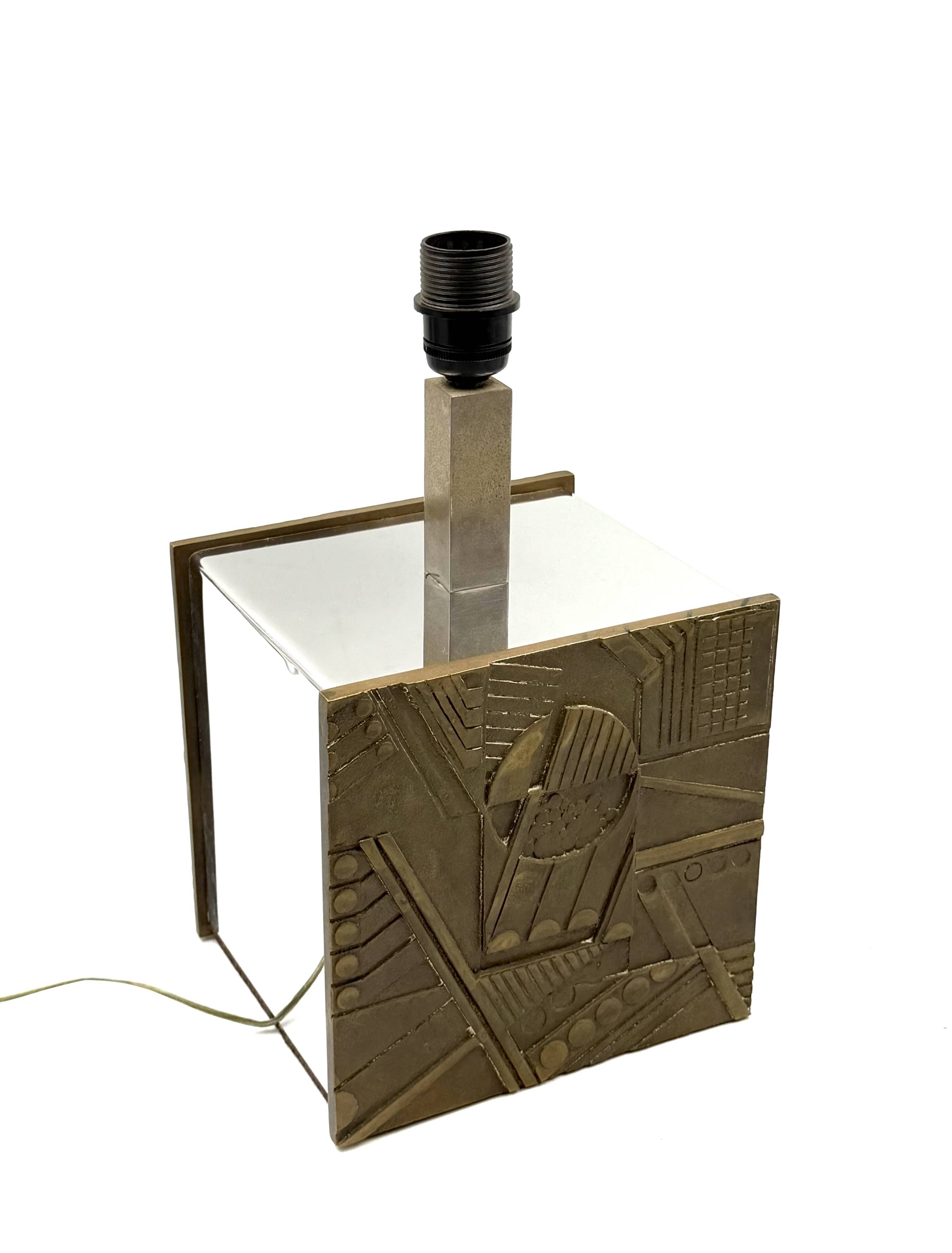 Luciano Frigerio, Hollywood Regency table lamp base, Italy 1970