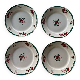 Badonviller earthenware dinner plates