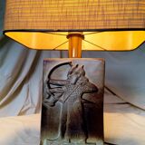 1980s ceramic archers lamp