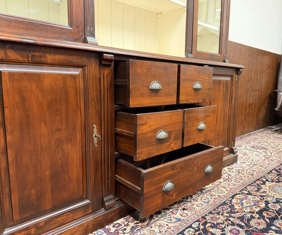 Classic English Apothecary Cabinet Bookcase