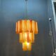 Large Multicolored Murano Glass Tube Chandelier, 1980s