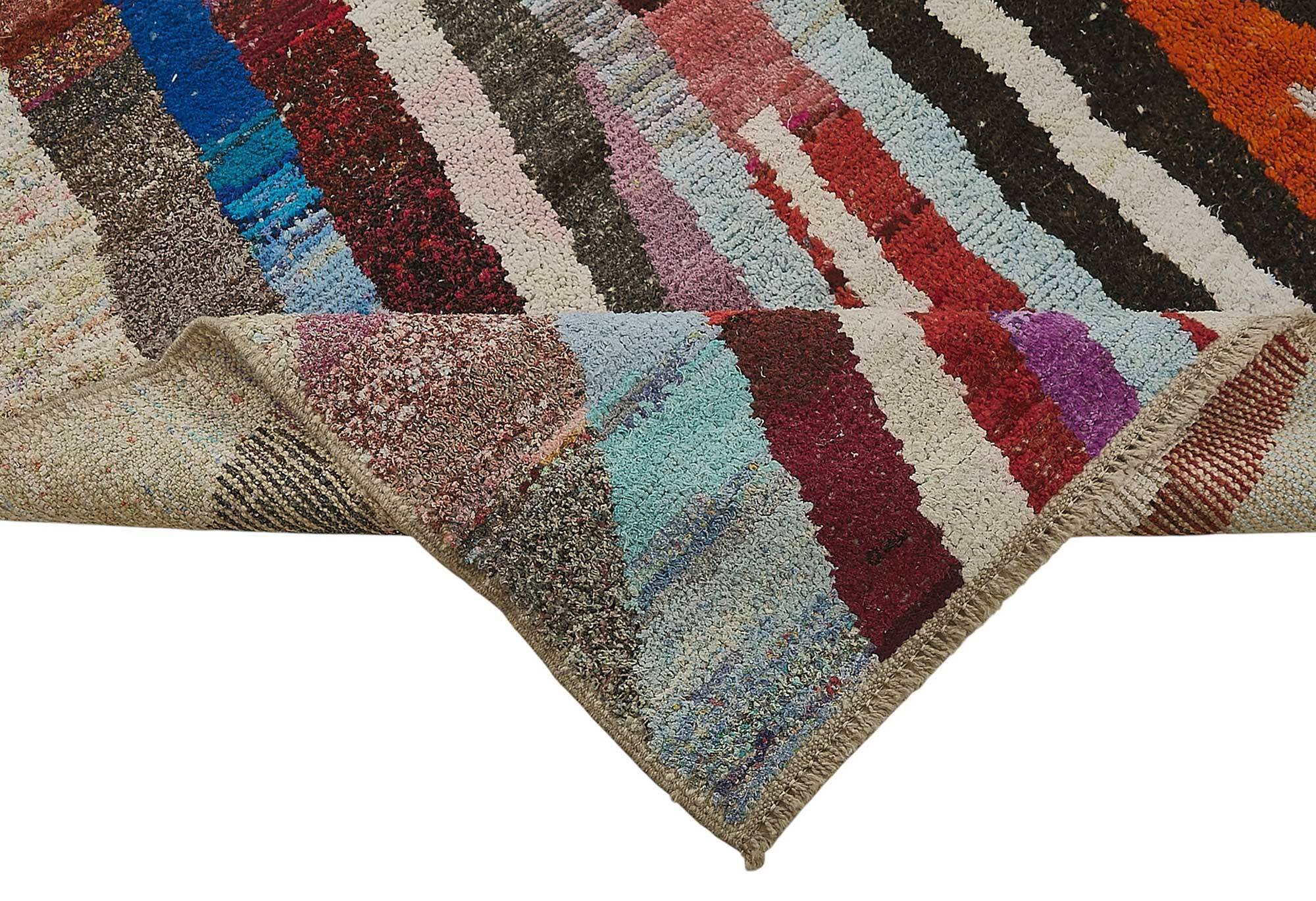 Handwoven Turkish Recycled Boho Rug 200 cm x 296 cm