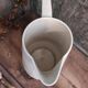 Vintage French white porcelain jug