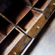 Antique English secretary desk, 18th century