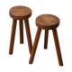 Lot de 2 tabourets tripodes