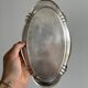 Small vintage tray in silver-plated light metal