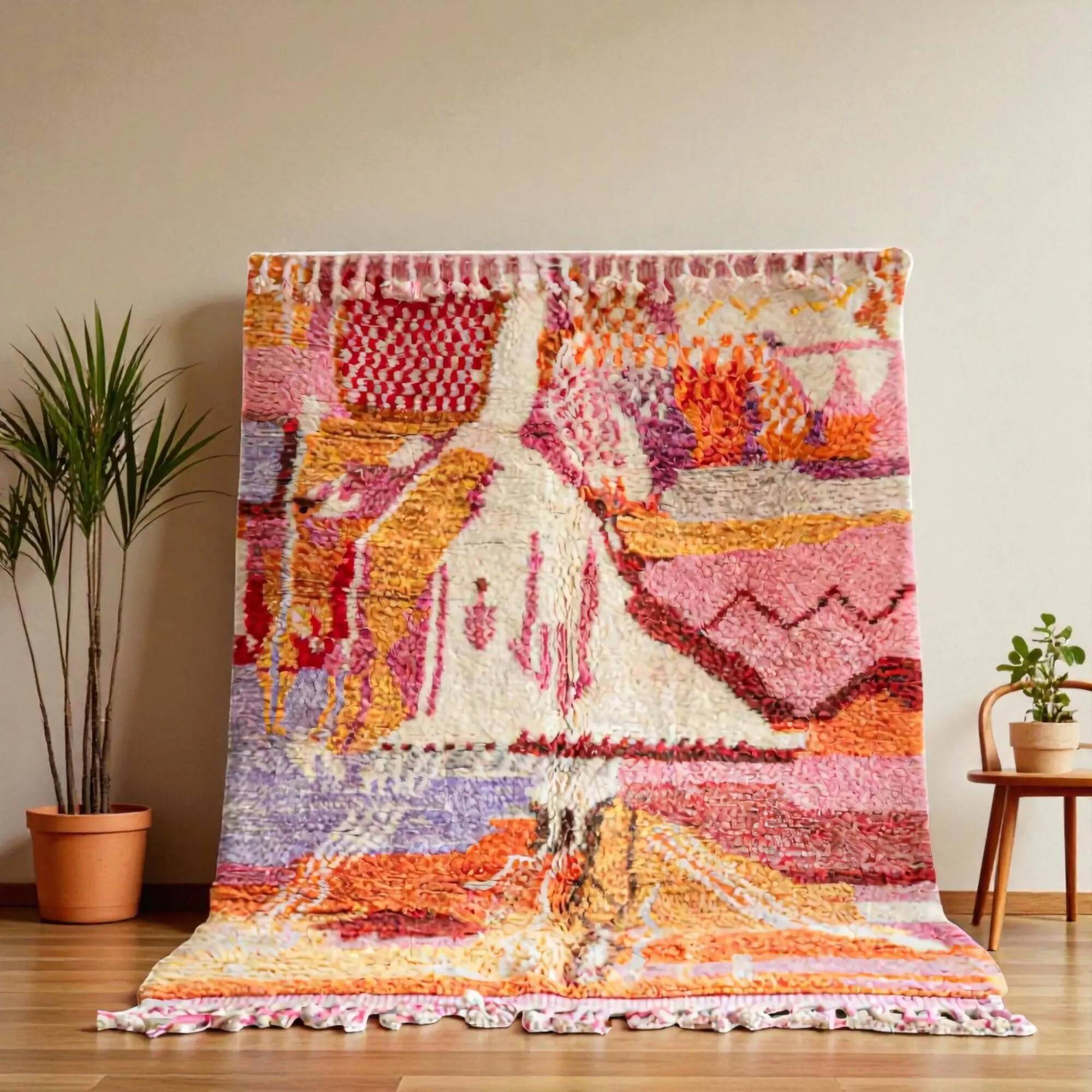 Moroccan handmade rug 3 x 2 m