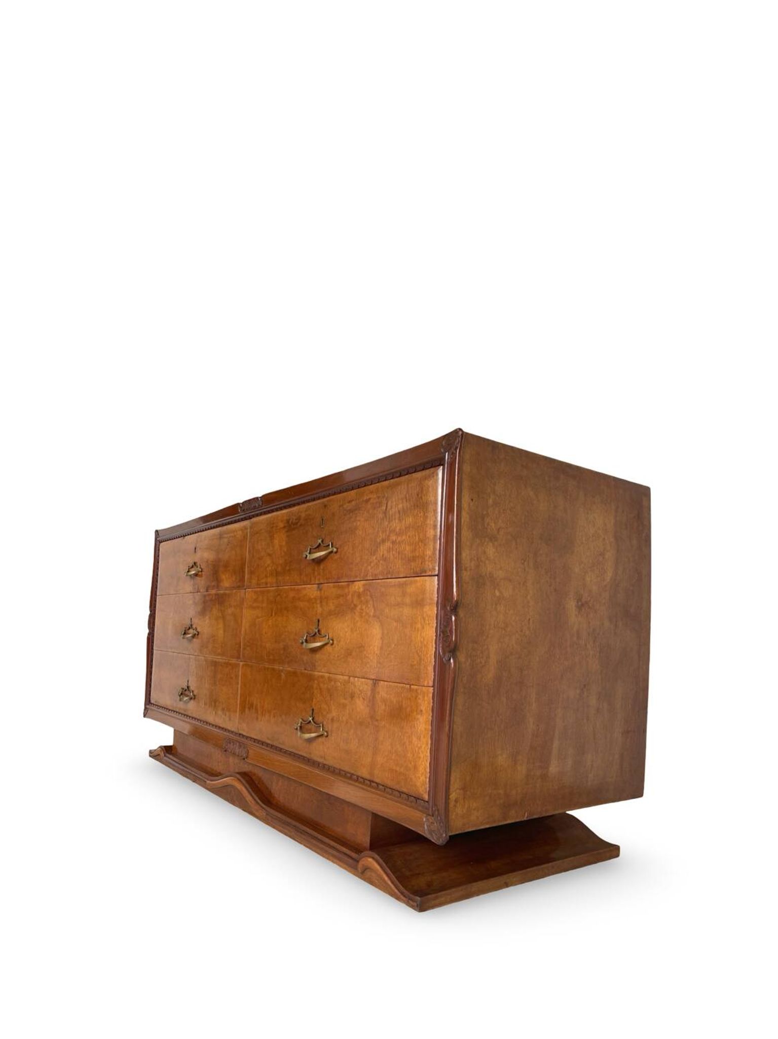 An art deco Italian chest of drawers, Italy 1950s