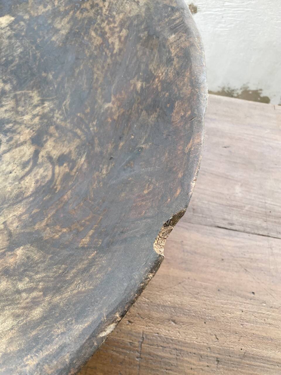 XL wooden Tuareg dish