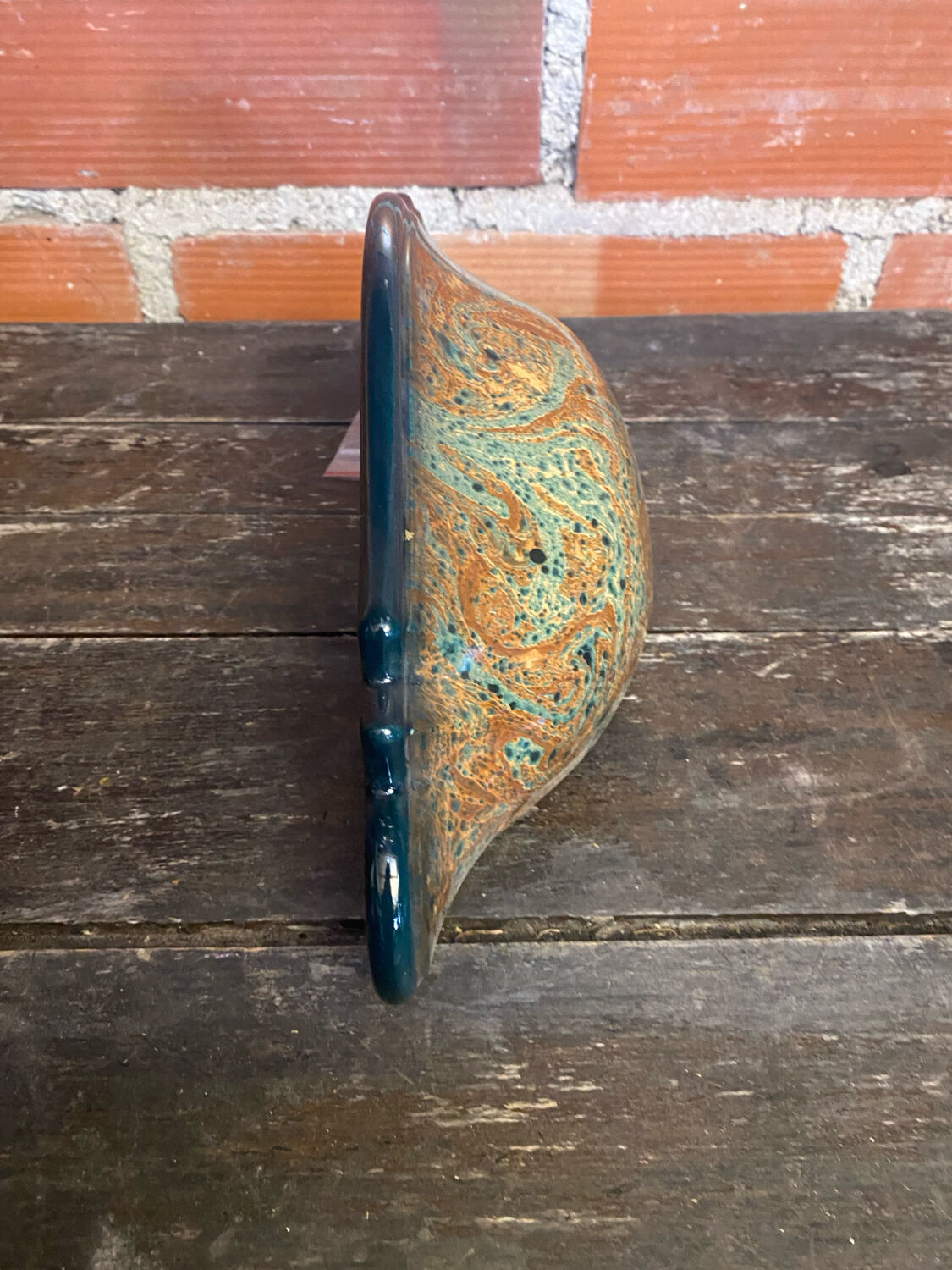 Old wall light olivier corro multicoloured ceramic vintage