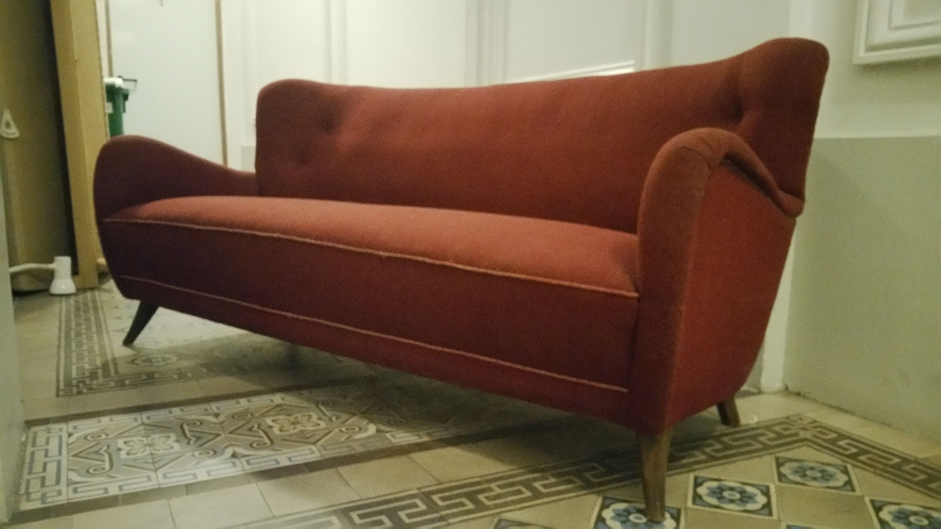 Danish sofa 3 places 50s 60s