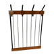 Mid-Century Teak and Metal Coat Rack, Germany, 1960s Design