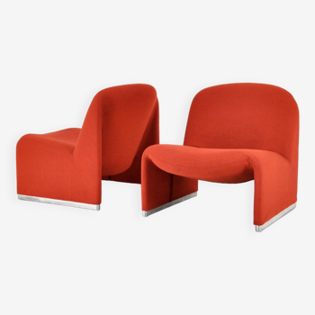 Ensemble de 2 fauteuils Alky par Giancarlo Piretti pour Anonima Castelli, 1970s