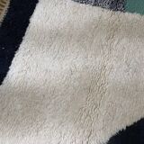 Blessed ourain Berber rug in real wool