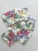 6 vintage cotton floral napkins