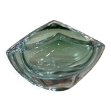 Val Saint Lambert Vintage Glass Ashtray