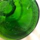 2 jars of green glass apothecary and 1970s gilding