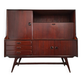 Vintage Louis van Teeffelen sideboard for Wébé, antique secretary buffet