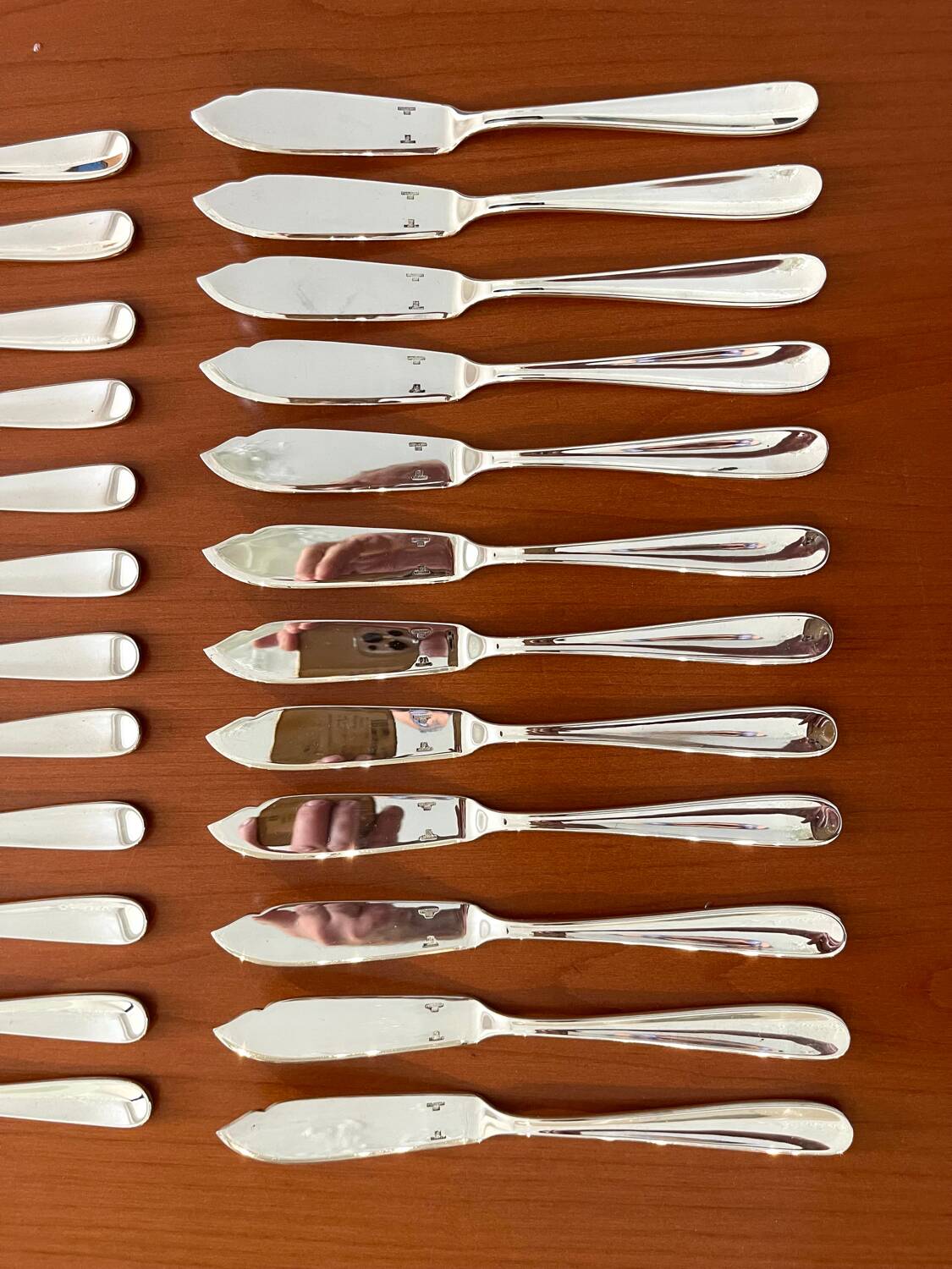 Christofle Dax model, fish cutlery