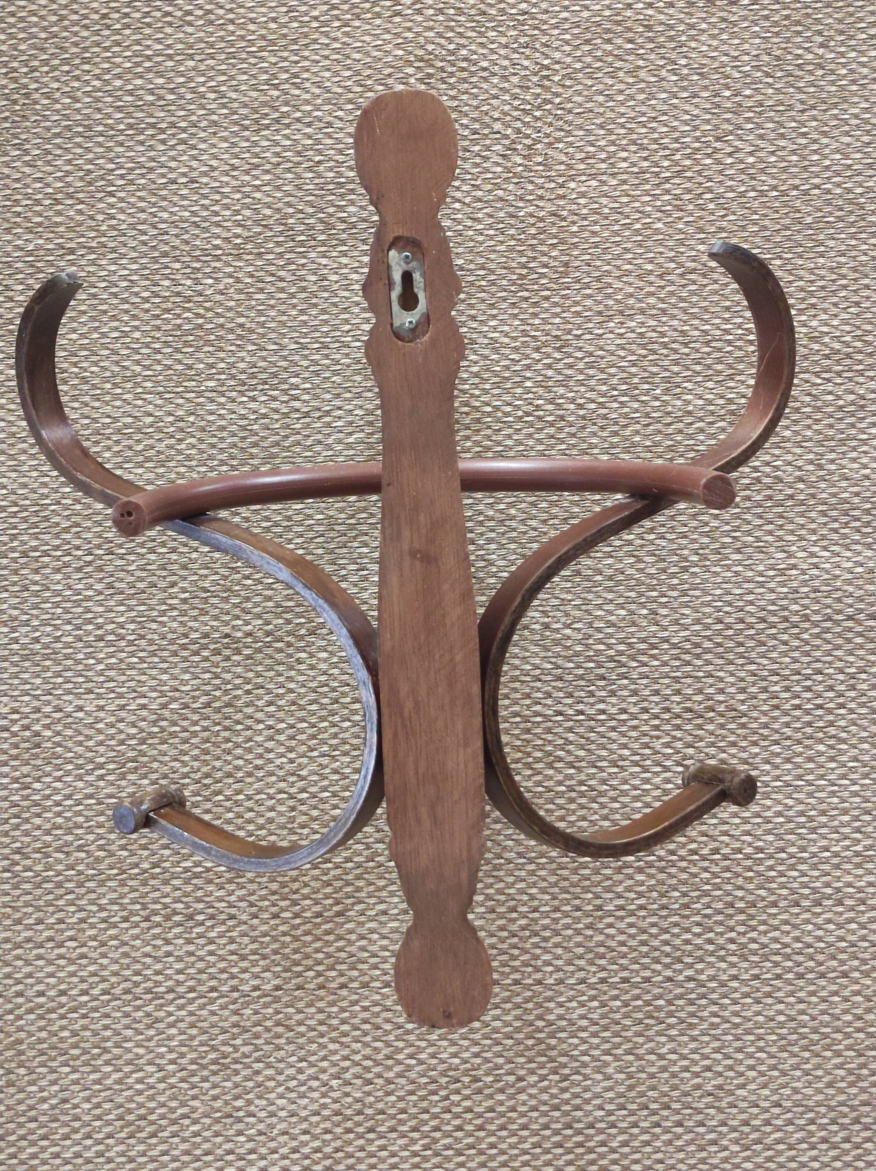 Wall coat rack half parrot