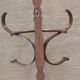 Wall coat rack half parrot