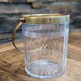 Art deco ice bucket in Baccarat crystal
