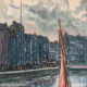 Jean LECLAIR 1919-1996. Honfleur. Watercolour
