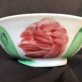 Bol chinois en porcelaine au Coq peint à la main milieu XXème siècle