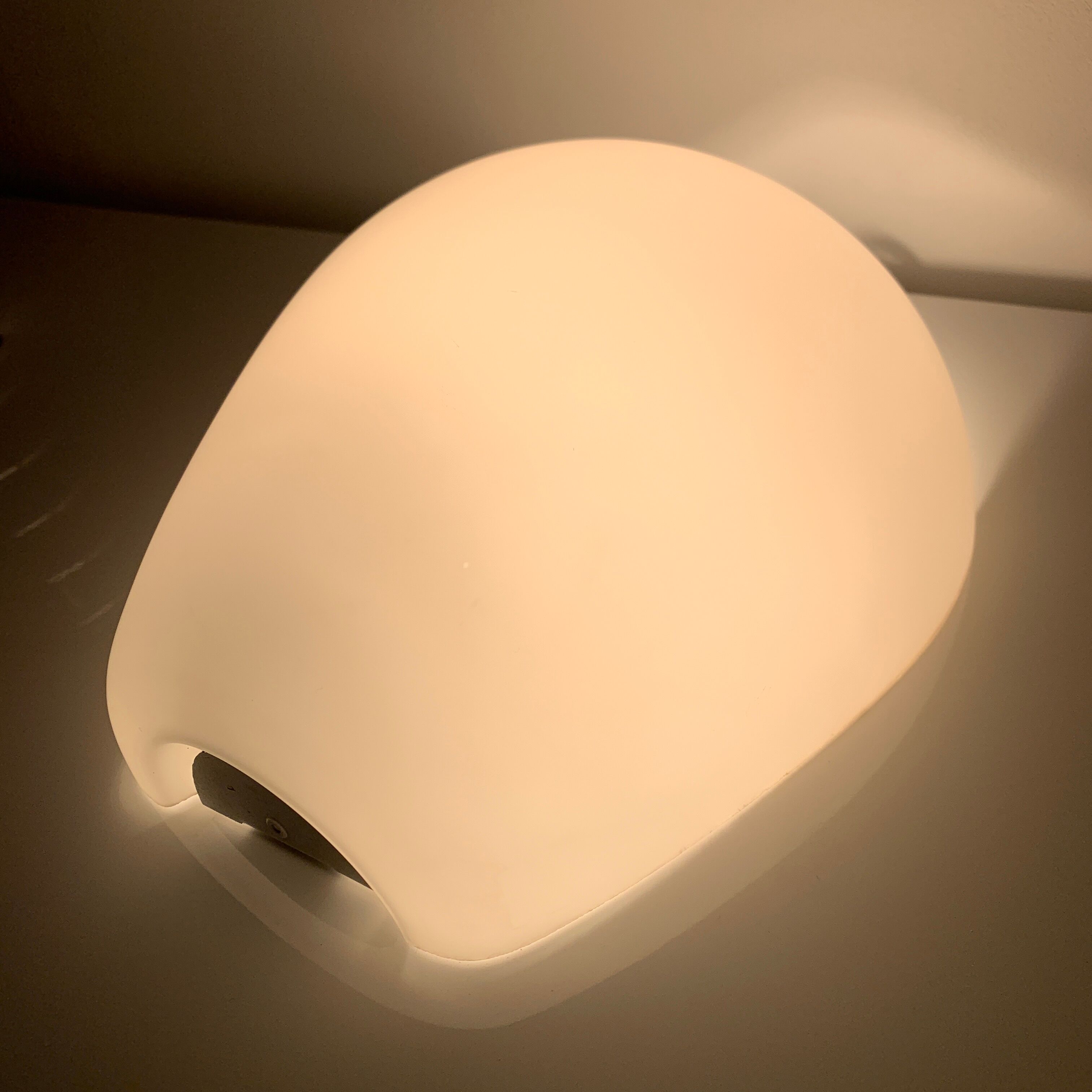 Glass wall lamp Wilhelm Wagenfeld Peill & Putzler Muschel