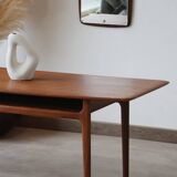 Scandinavian teak coffee table – 1960s