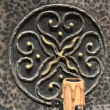 Wrought Iron Wall Sconces, Italy, 1970s - Set of 2