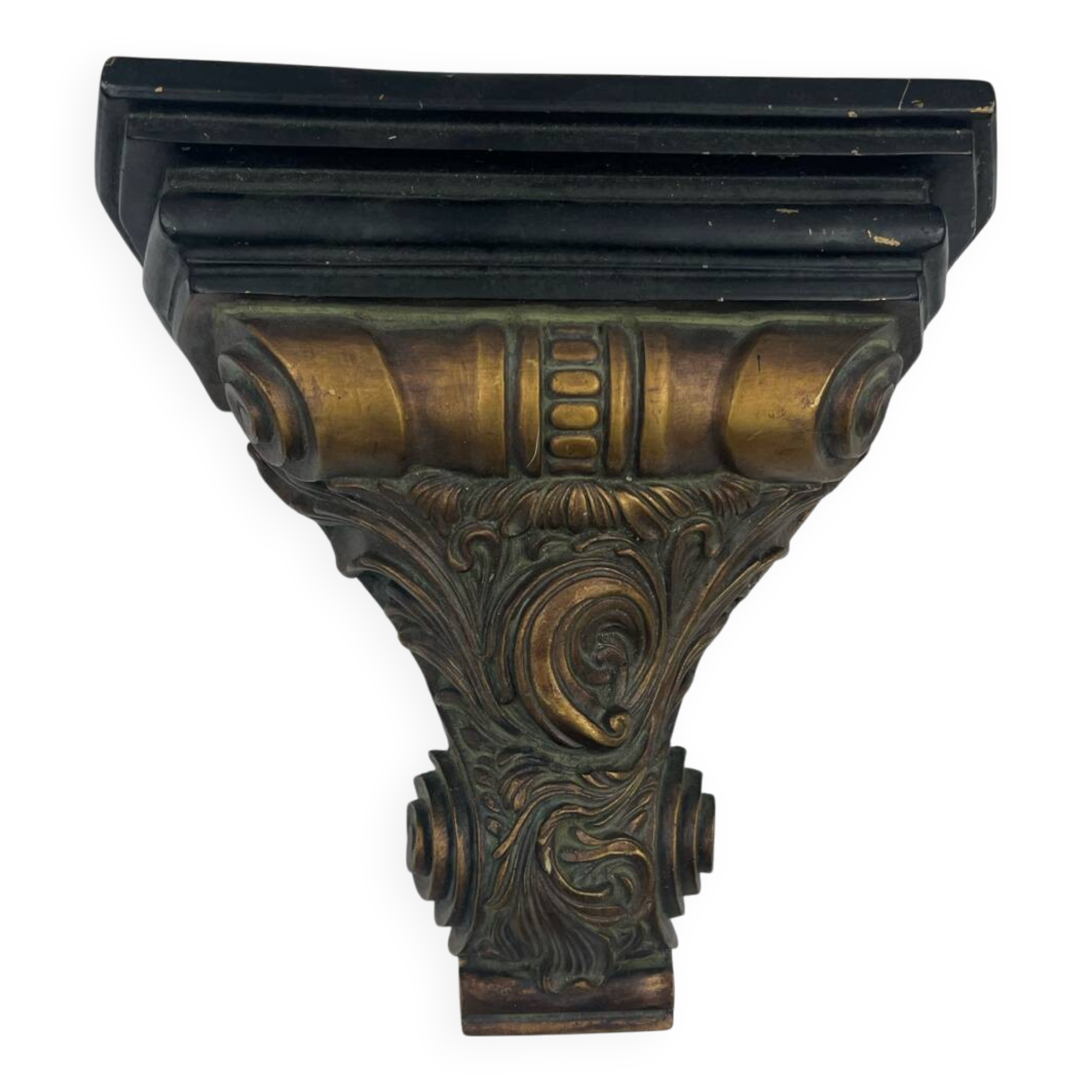 Antique wall-mounted console