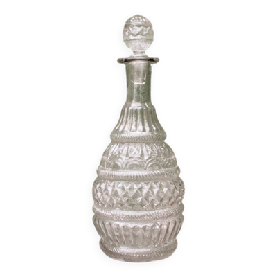 Carafe en verre soufflé, 19ème siècle