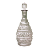 Blown glass carafe, 19th century