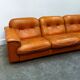 De Sede DS-101 cognac leather sofa/canape/couch with iconic baseball stitching