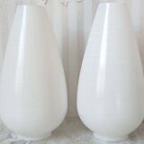 Set of 2 tulip opalines 1960