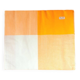 Rectangular checkered tablecloth 60s