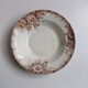 Large deep plate Terre de fer Gien Autumn