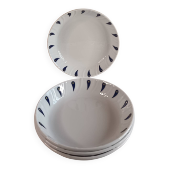 Jean Picart le Doux soup plates for Air France
