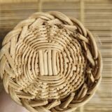 Vase, carafe, glass bottle, rattan wicker